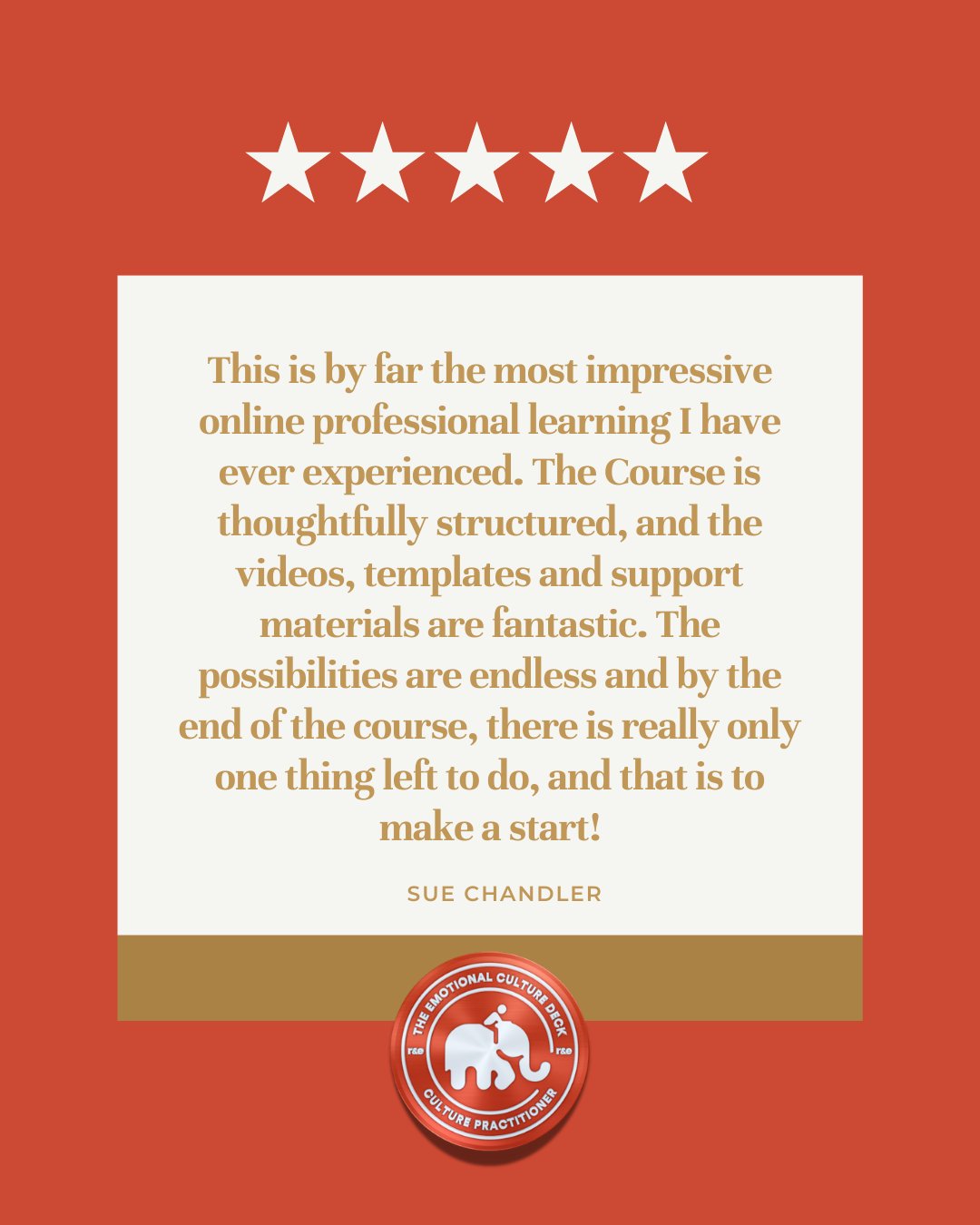 Sue Chandler — course review